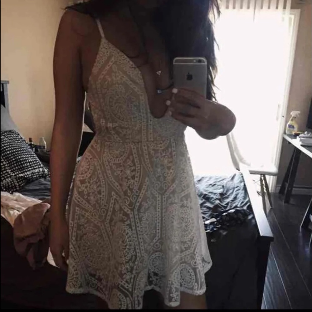 Lace Skater Dress Size S